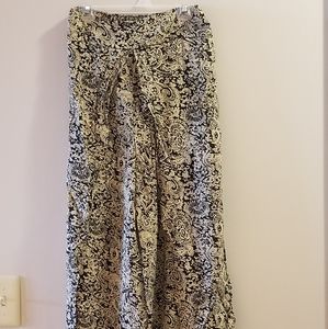 Open Leg Flowy Pants